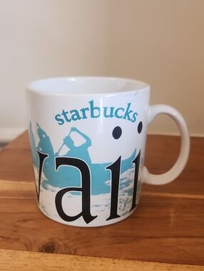 Starbucks Hawaii City Mug Collector Series 2001 Coffee Cup Jan Belson 20oz